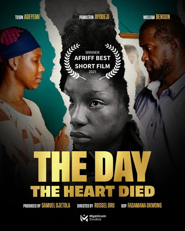THE DAY THE HEART DIED (2026) official poster on Minflix