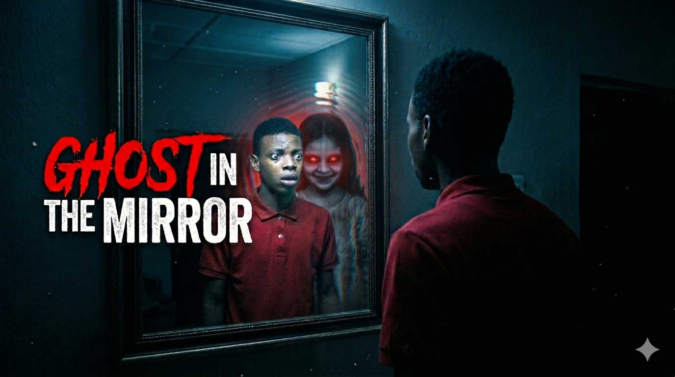 GHOST IN THE MIRROR | Horror Short Film (2026) official poster on Minflix